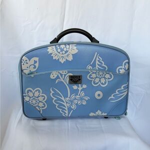 Y2K Roxy | Light Blue Floral Carry On